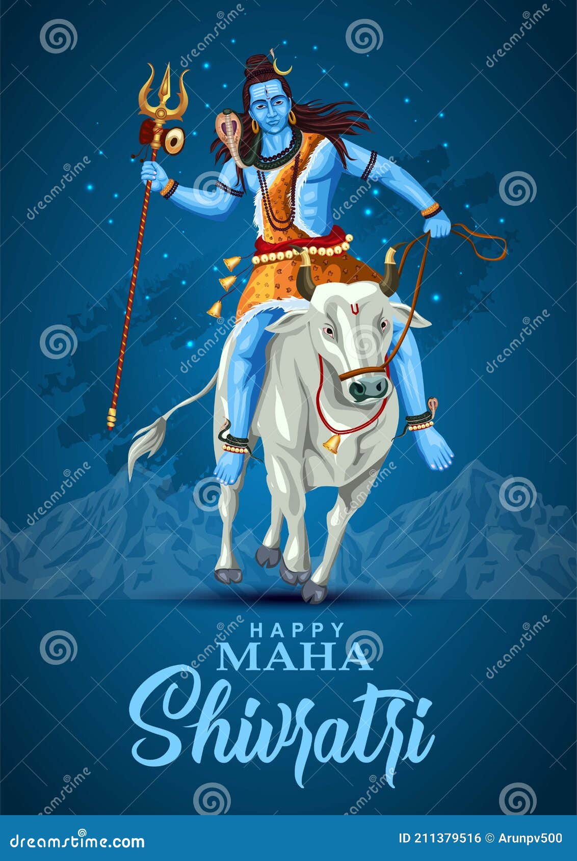 Happy Maha Shivratri Mahadev Ride with Nandhi , a Hindu Festival ...