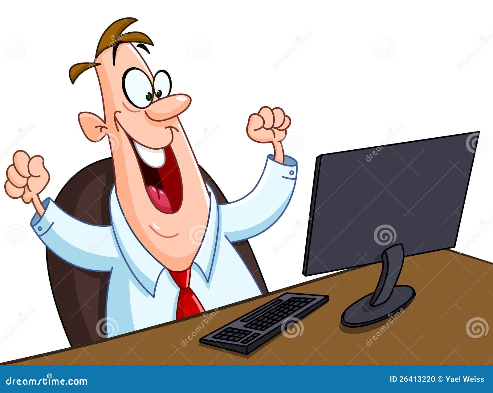 happy laptop clipart - photo #43