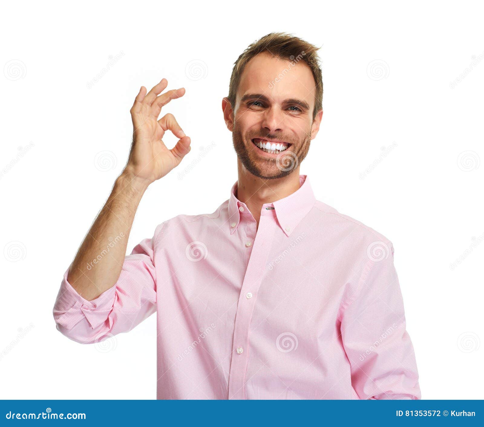 Happy man. stock photo. Image of casual, expressions - 81353572