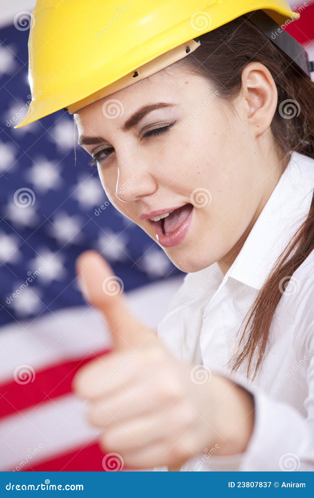Manual Patriotic Screwdriver For Tightening Screws RoyaltyFree Stock
