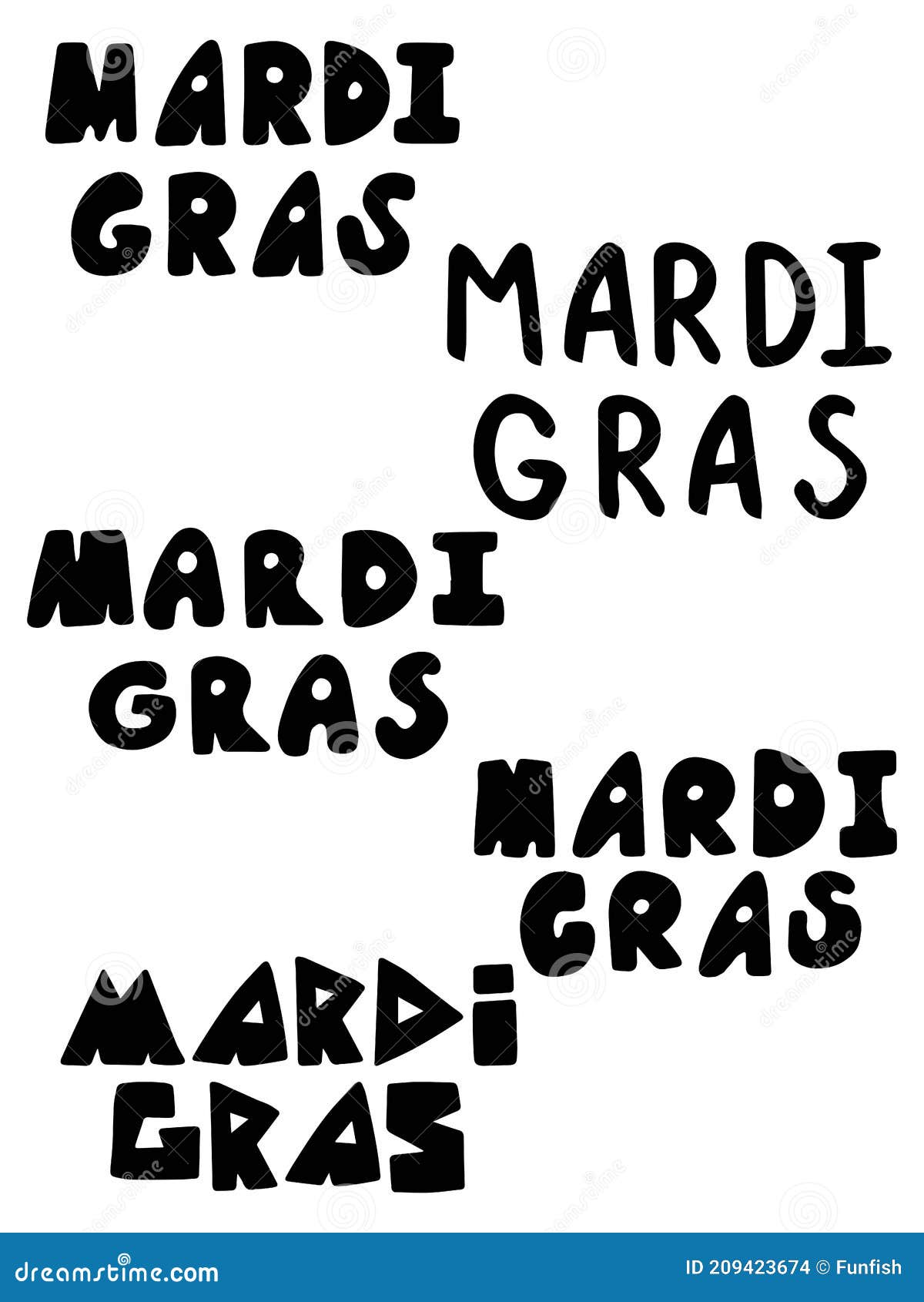 Mardi Gras stickers, Stock vector