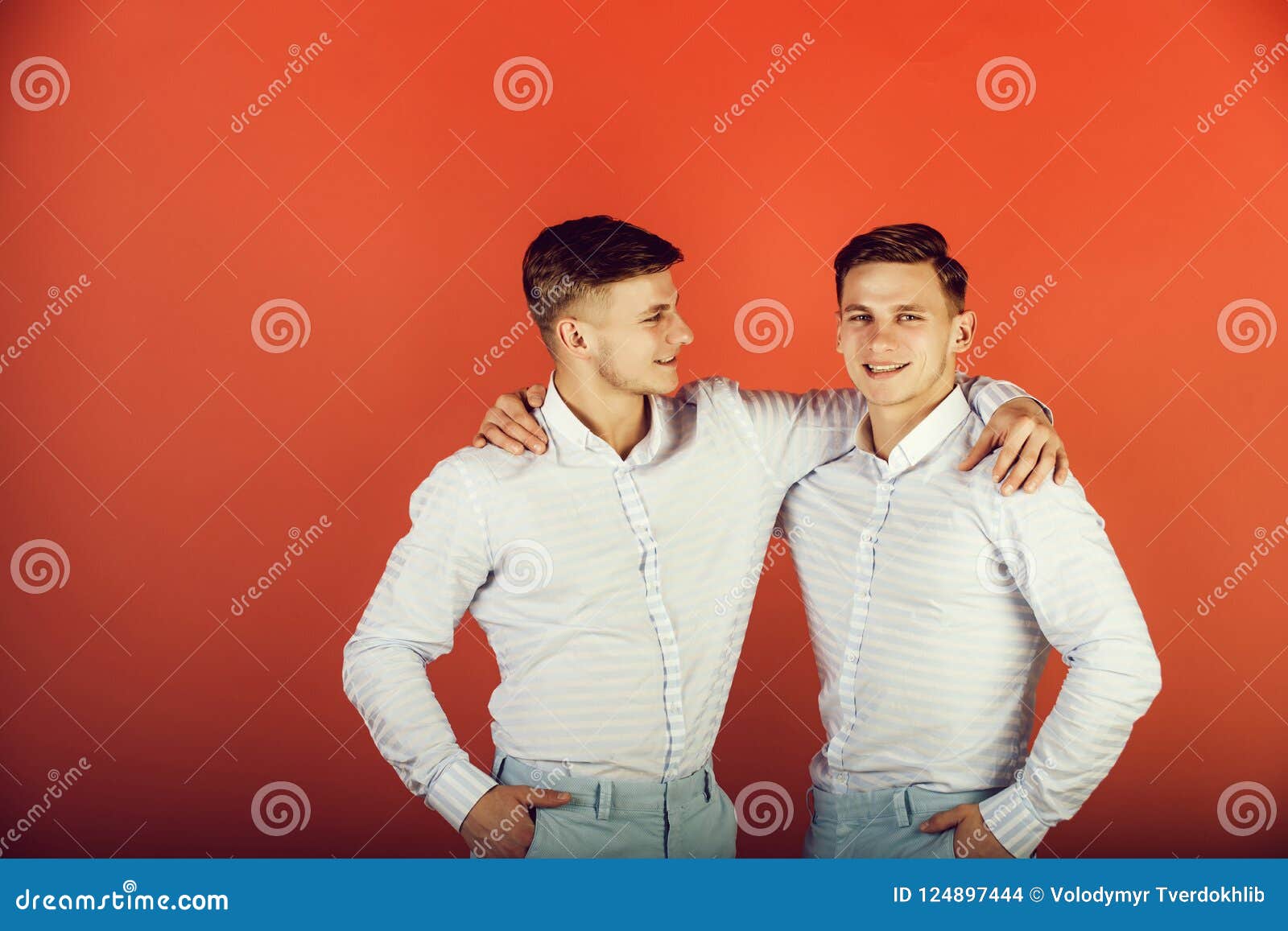 Guys hugging two Tight Hug