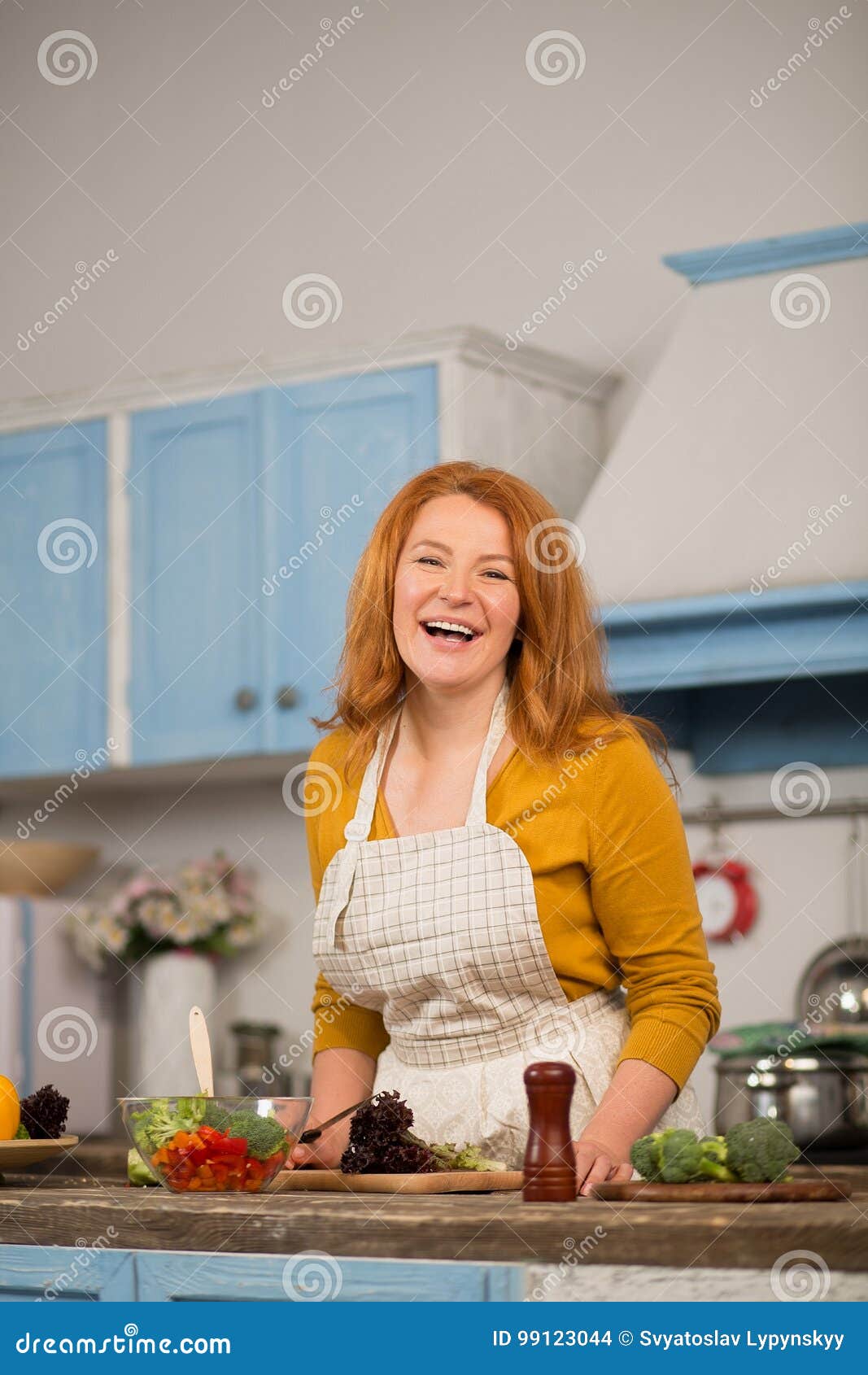 Housewife Cooking Kitchen Stock Photos - Royalty Free Pictures-5062