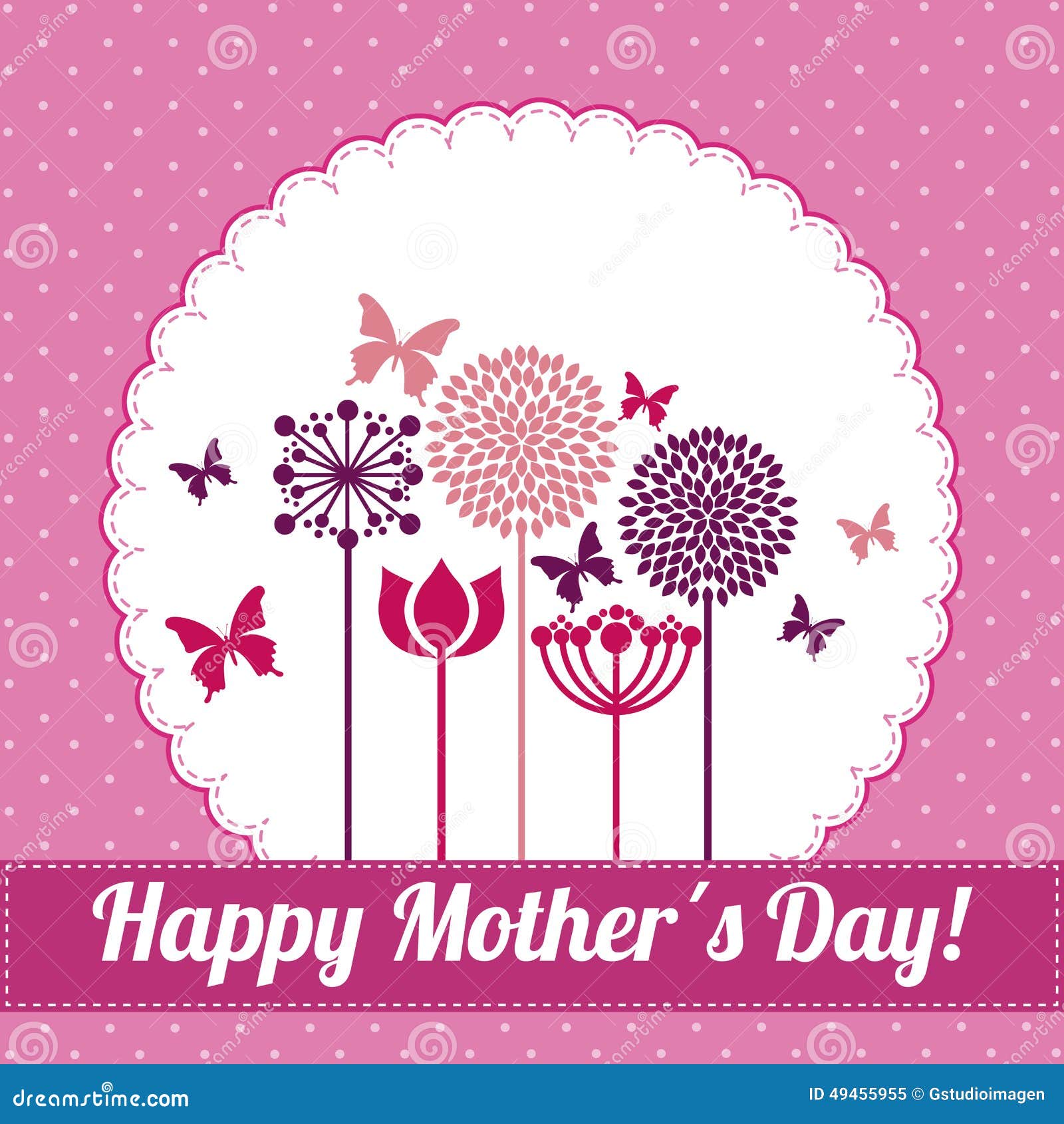 Download Happy mothers day stock illustration. Illustration of ...