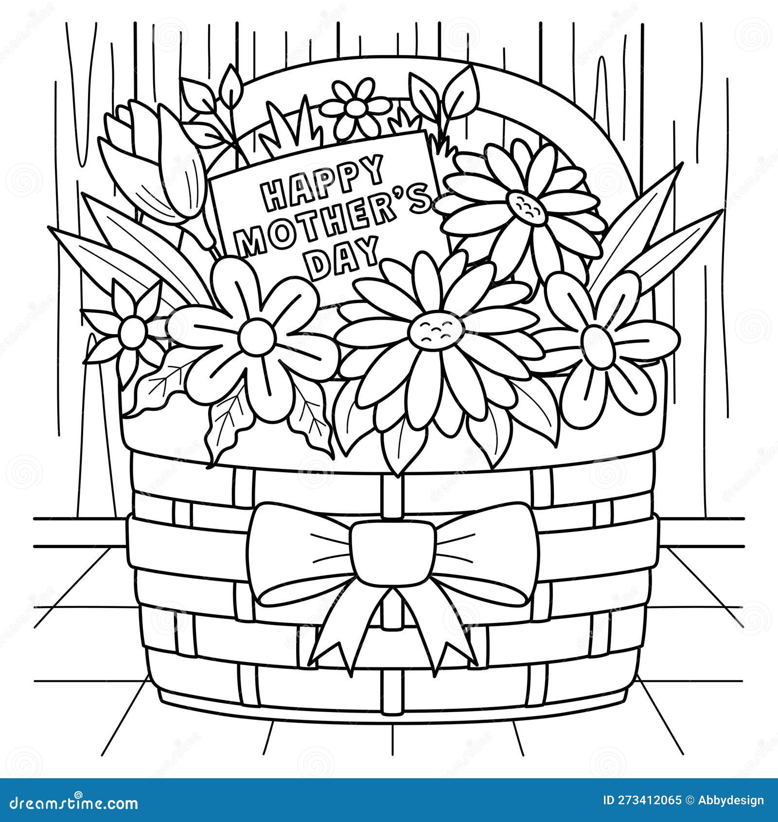 Flower Basket Floral Bucket Spring Stock Vector (Royalty Free) 1470996218 |  Shutterstock