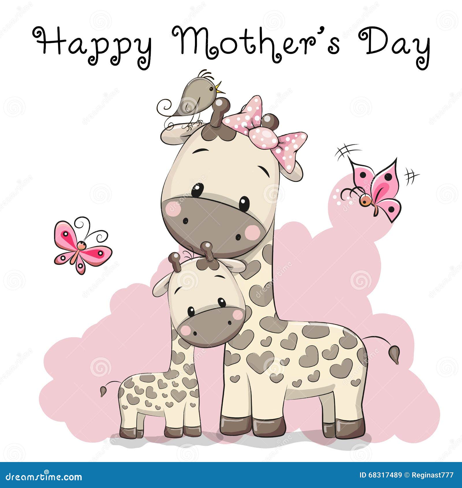 Happy Mothers Day stock vector. Illustration of cute - 68317489 Happy Mothers Day stock vector. Illustration of cute - 68317489