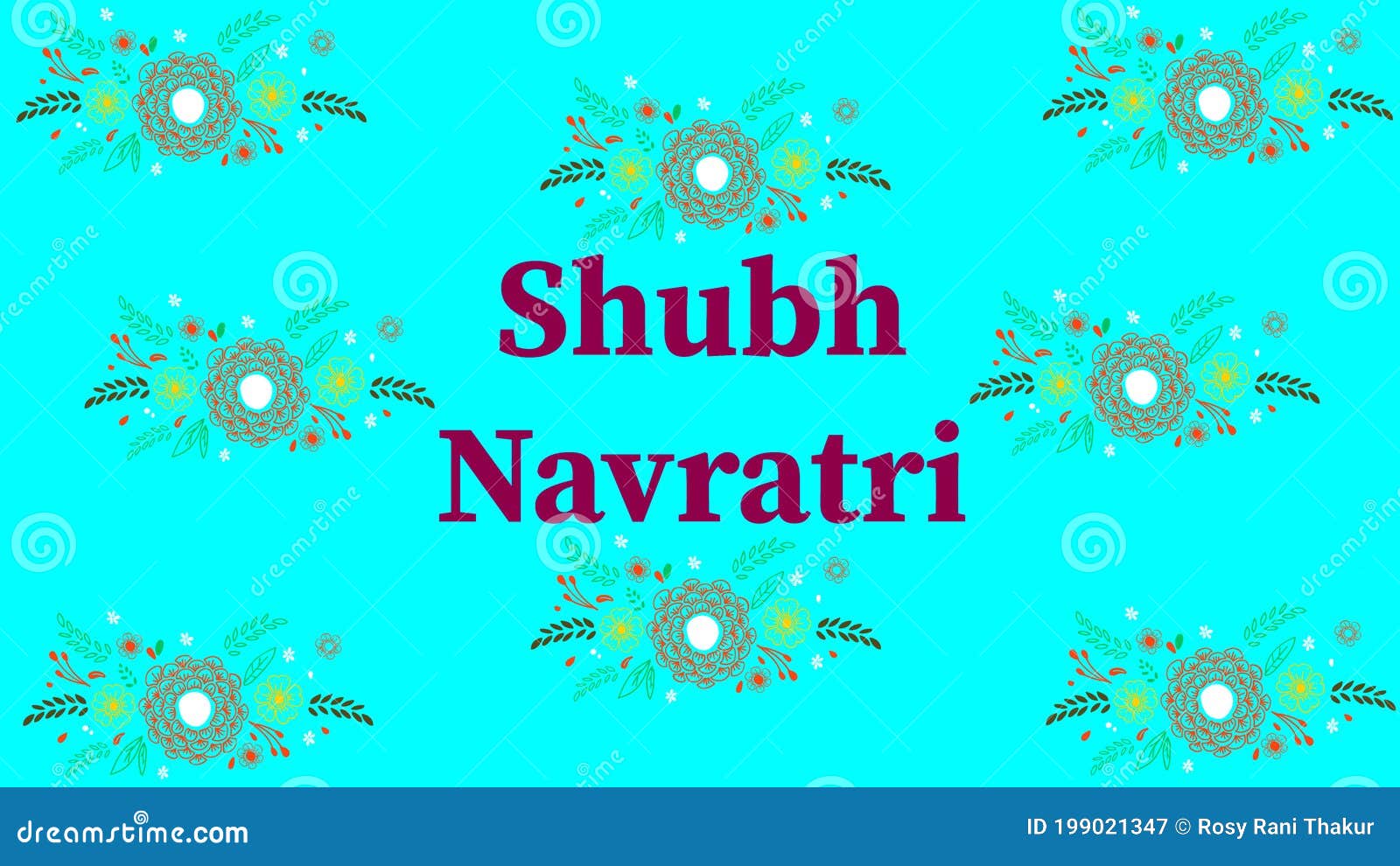 Happy Navratri. Shubh Navratri Illustration Image Background ...