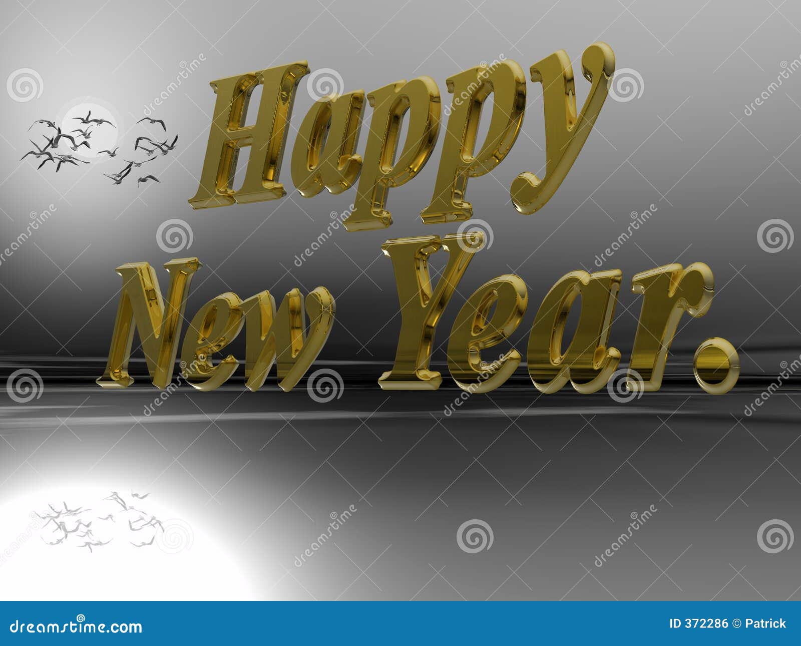 Happy new year. stock illustration. Illustration of yule - 372286