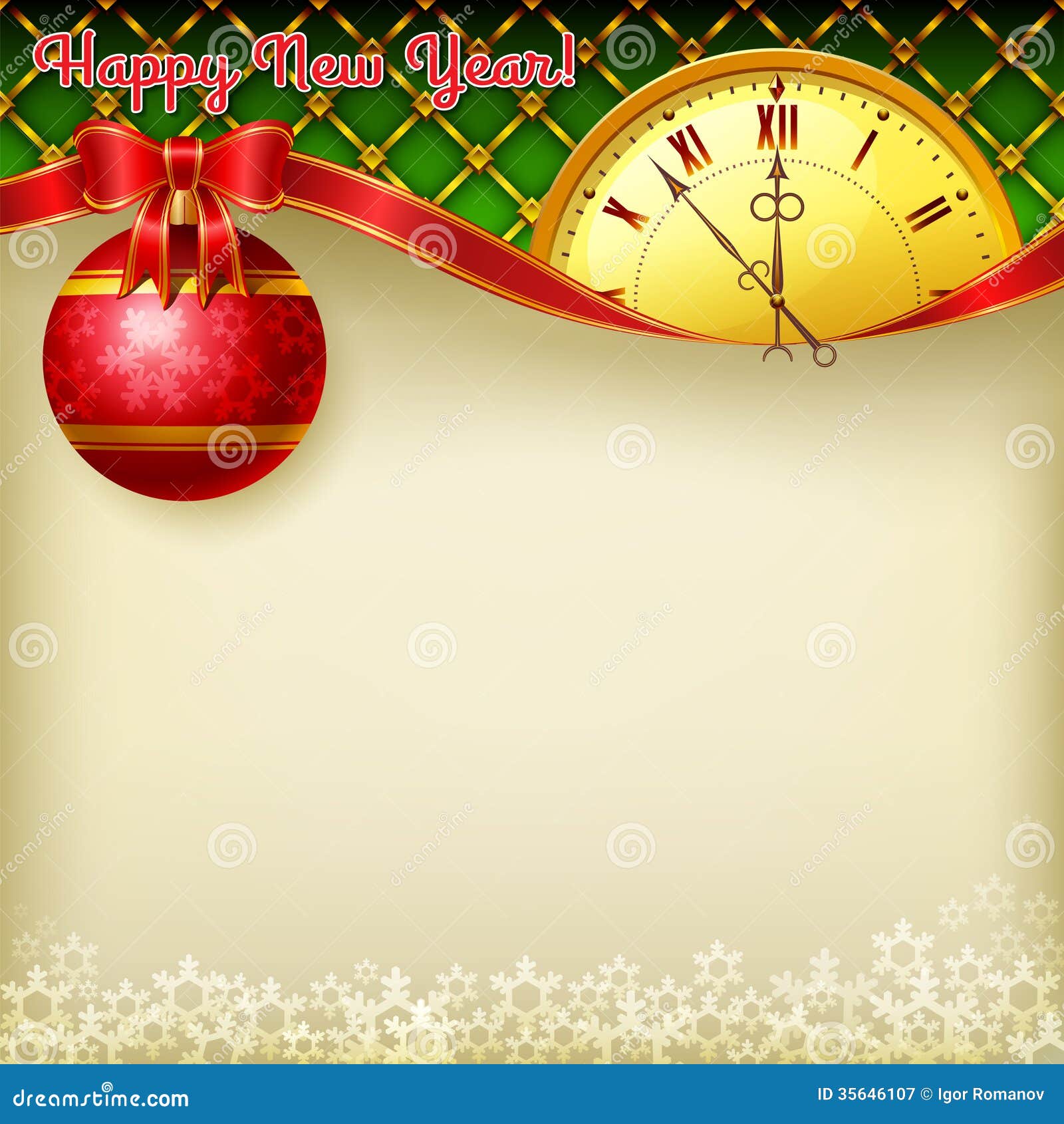 Happy New Year background stock illustration. Illustration of card -  35646107