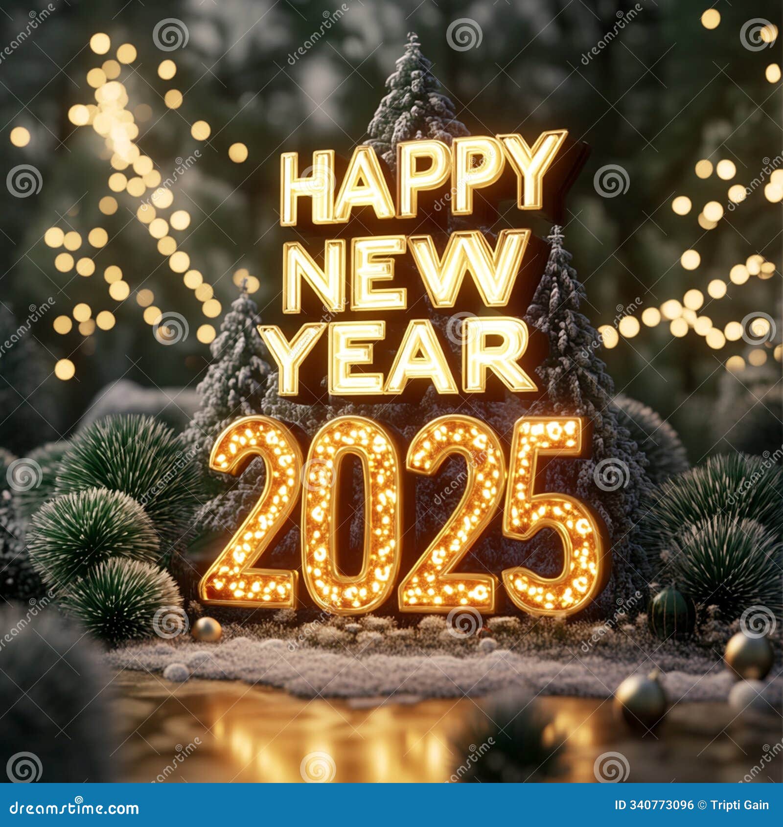 happy new year 2025 banner 