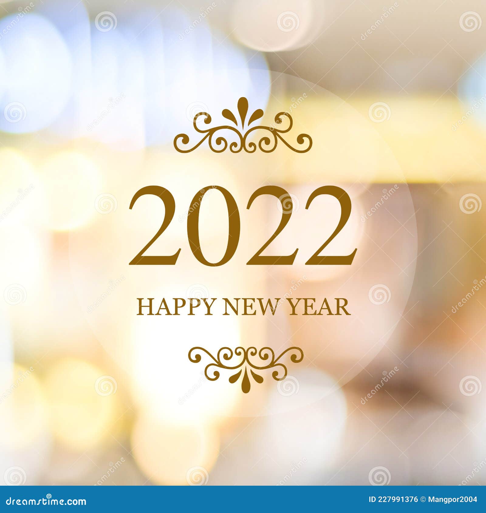 New Year 2022 Greeting Card