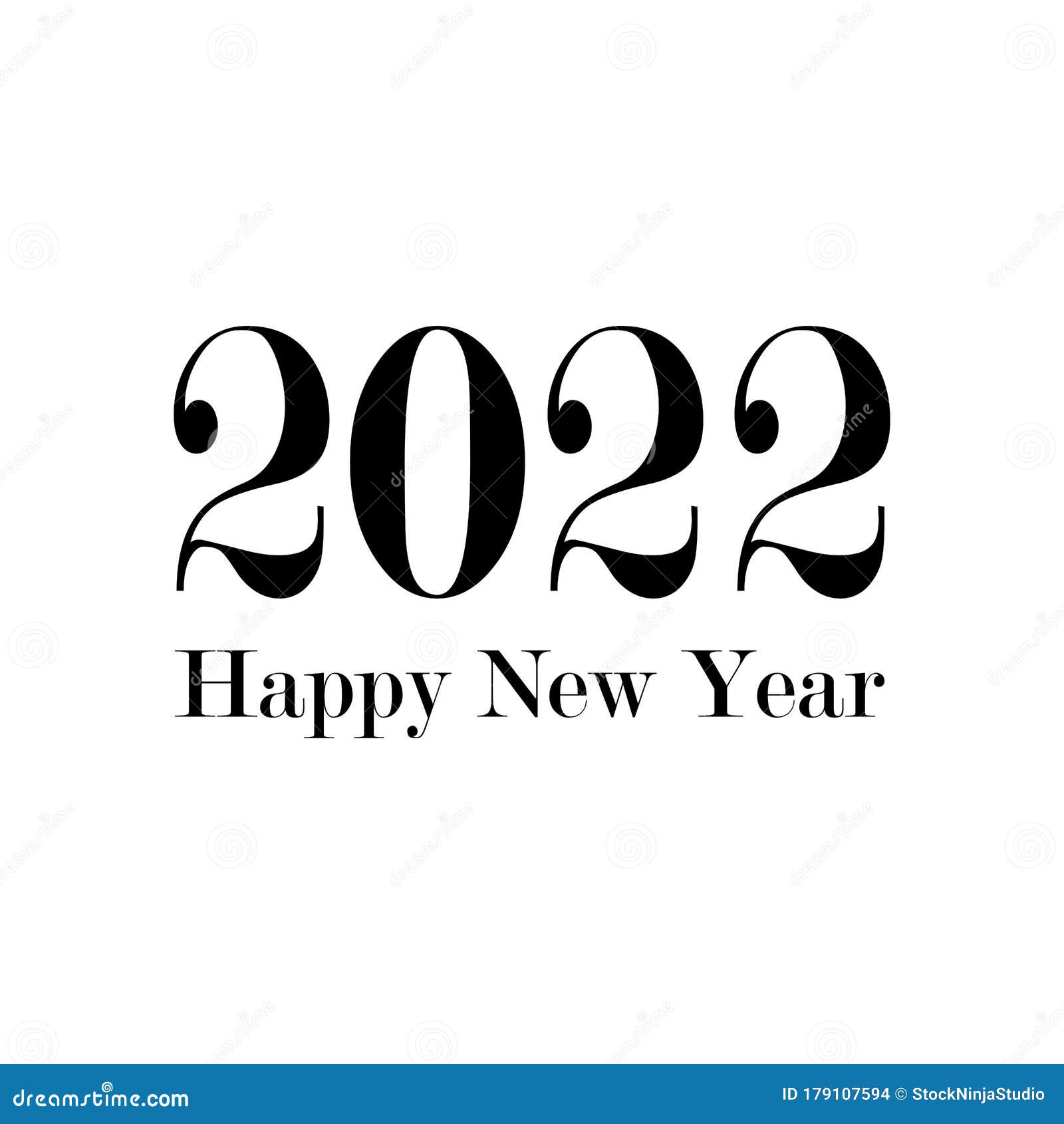 Happy New Year 2022 Design Template. Modern Design For Calendar