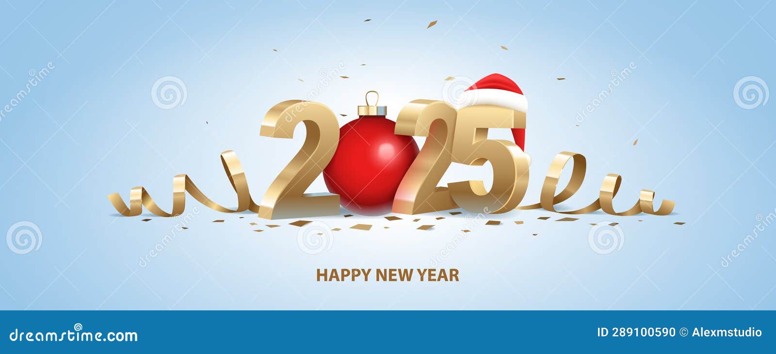 Happy New Year 2025 stock illustration. Illustration of festive 289100590