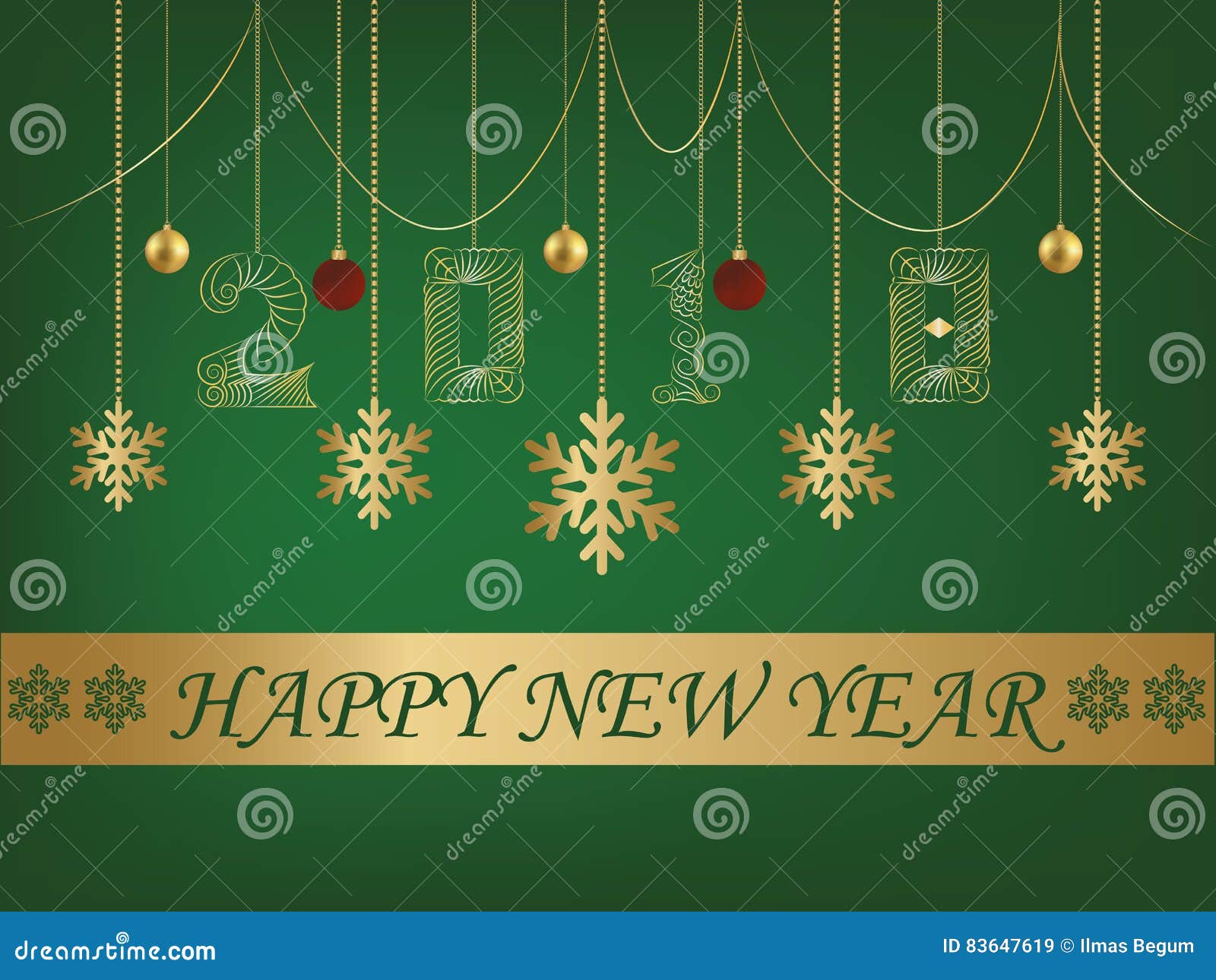 Happy New Year Greeting Card 18 Green Backgroun Stock Vector Illustration Of December Abstract Happy New Year Greeting Card 18 Green Backgroun Stock Vector Illustration Of December Abstract
