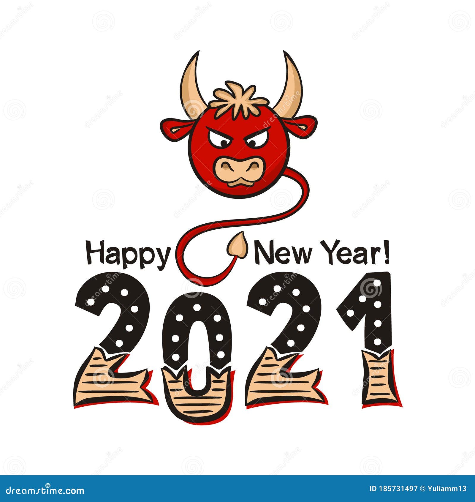 Happy New Year 2021 Lettering Stock Illustration Illustration Of Graphic Celebration 185731497 2021 calendar heading