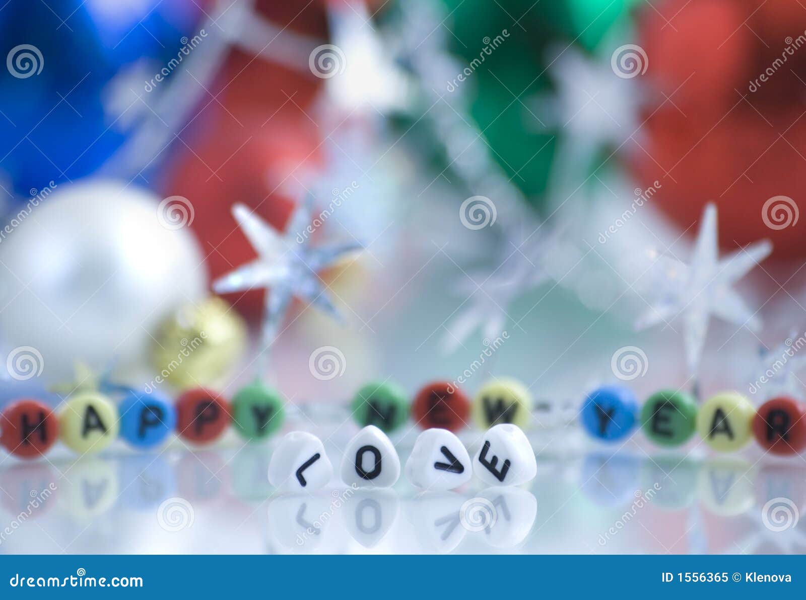 Happy new year,love! stock image. Image of glitter, silver - 1556365
