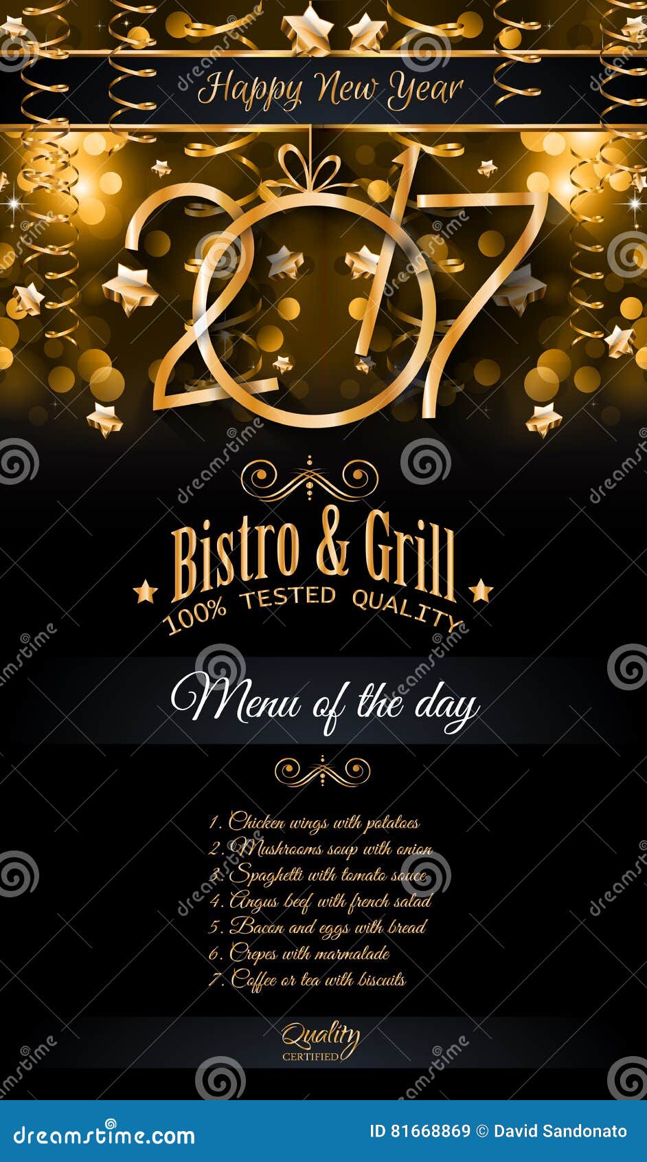 21 Happy New Year Restaurant Menu Template for Your Seasonal Within New Years Eve Menu Template