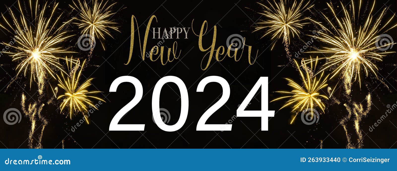 Happy New Year 2024, Sylvester, New Year S Eve Background Banner