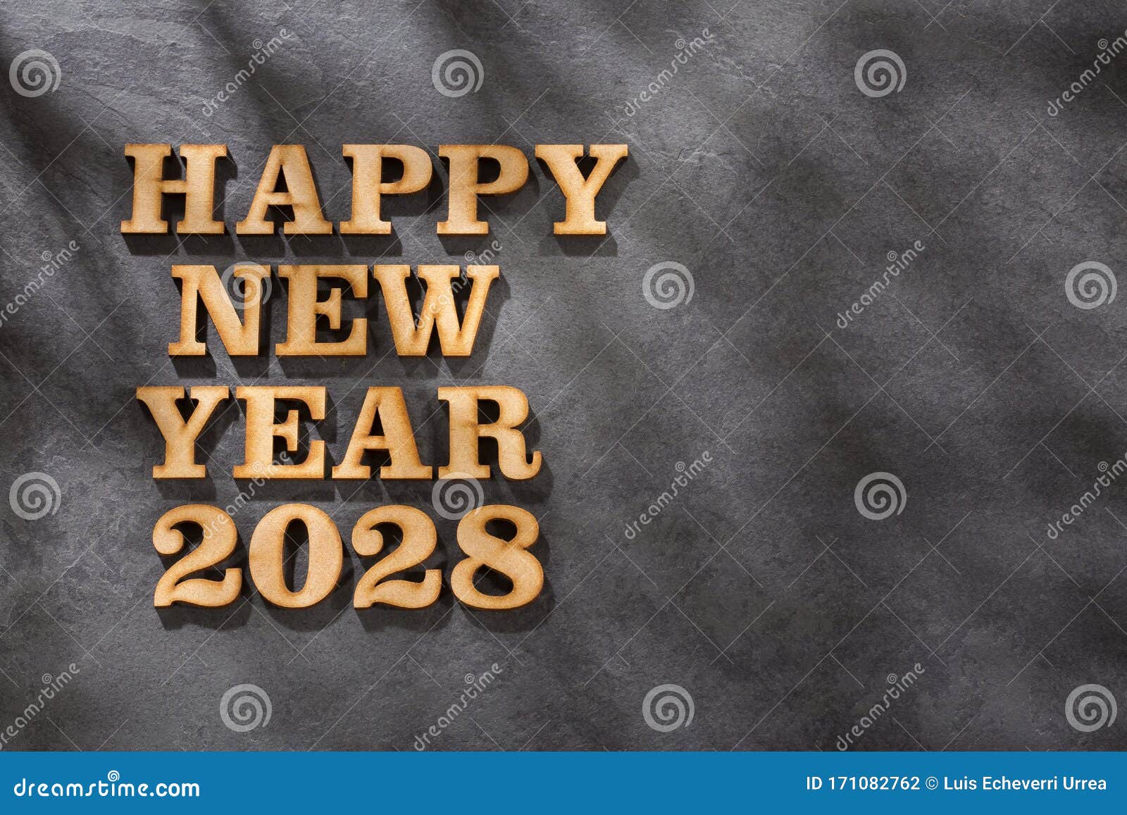 Happy New Year 2028 Text Space Stock Photo Image Of Holiday 2028