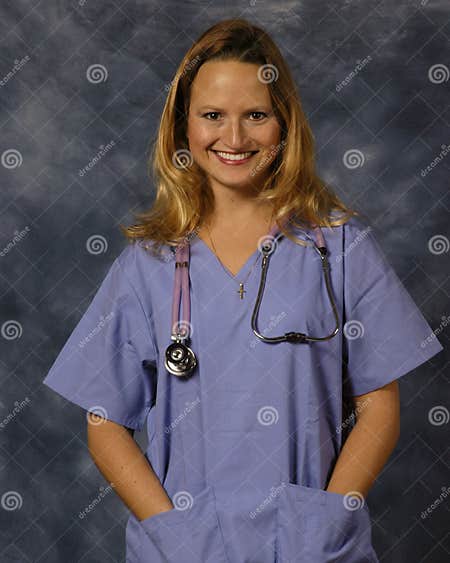 Happy Nurse stock image. Image of patient, stethoscope - 474495