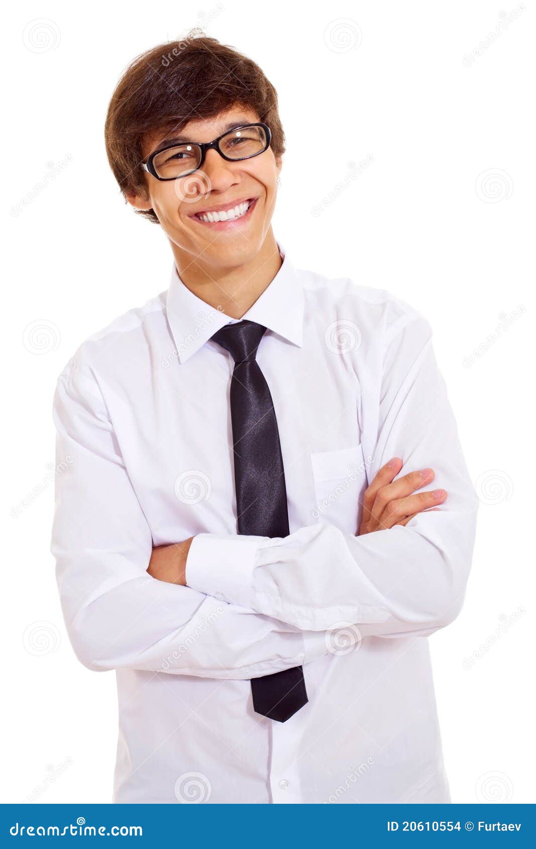 Happy Office Guy Stock Photo Image Of Manager Confident 20610554