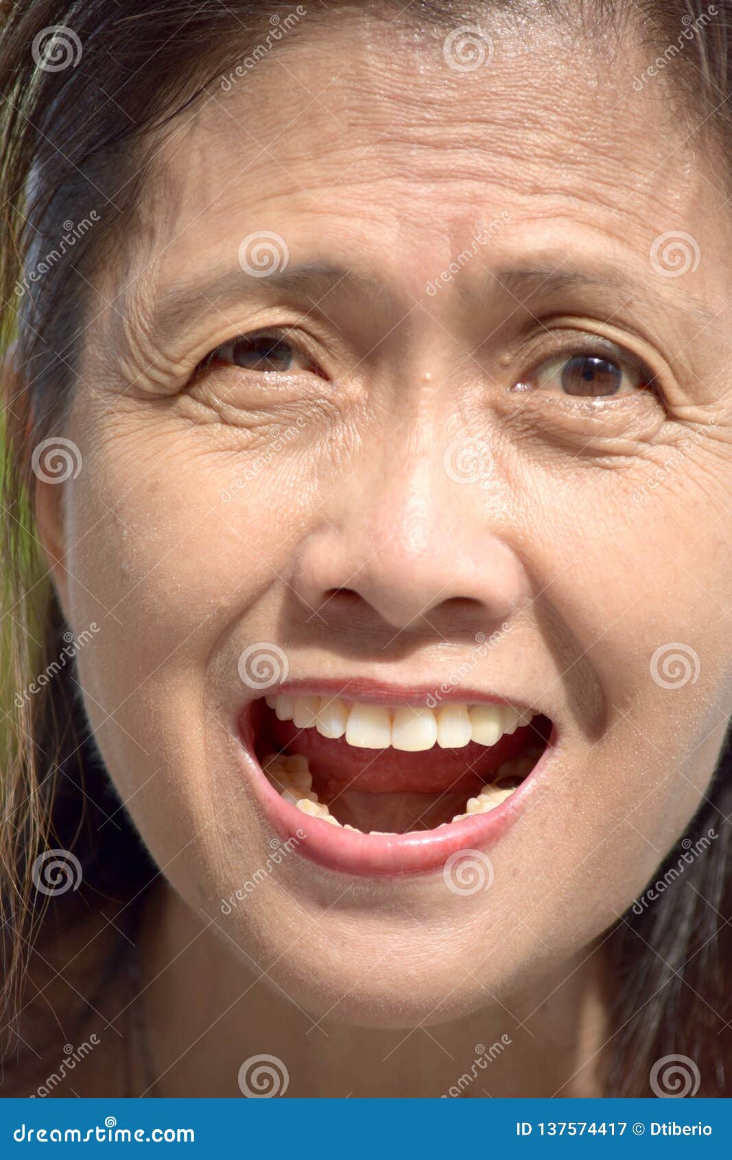 Happy Old Filipina Female Senior Stock Image Image Of Female Smile