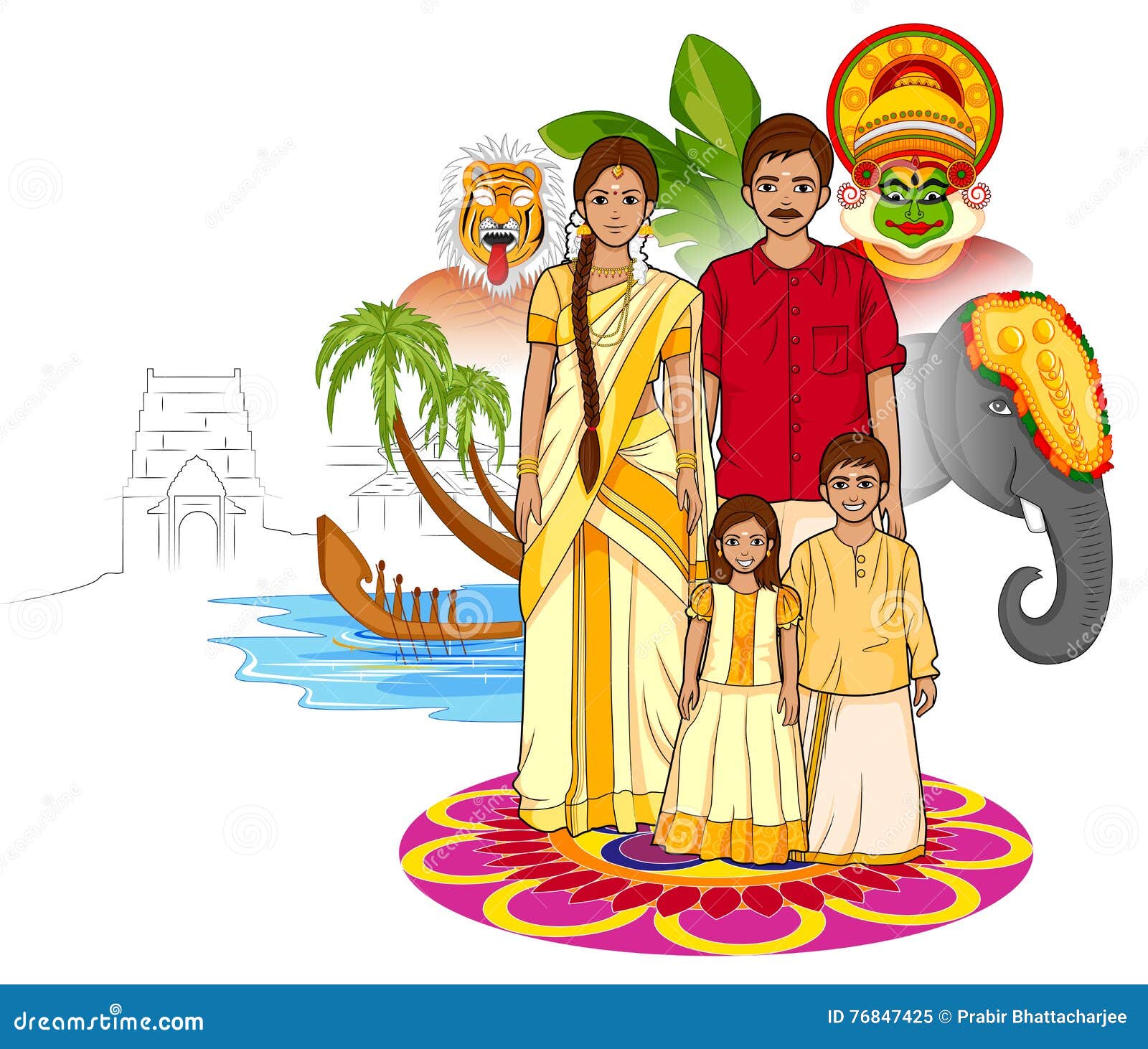 Kerala Family Stock Illustrations – 52 Kerala Family Stock Illustrations,  Vectors & Clipart - Dreamstime