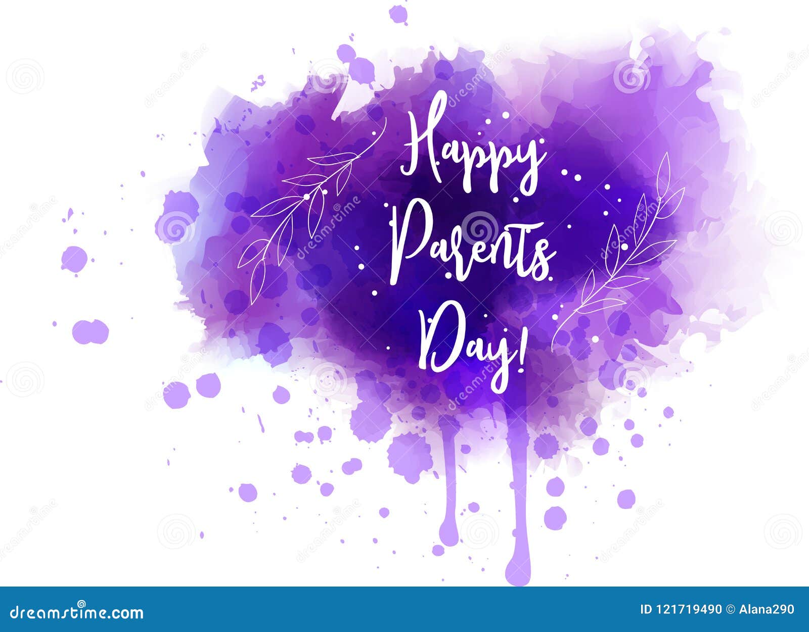 Happy Parents Day Holiday Background Stock Vector - Illustration ...