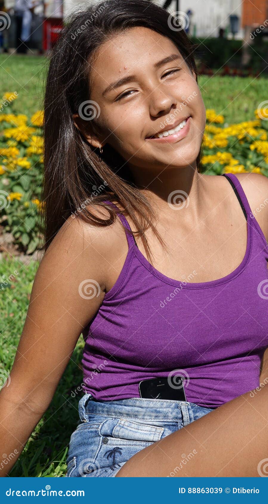 Smiling Teen Girl Stock Image. Image Of Happiness, Youngster - 88862581 666