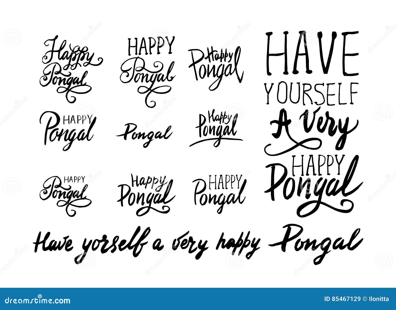 Pongal Lettering Stock Illustrations – 27 Pongal Lettering Stock