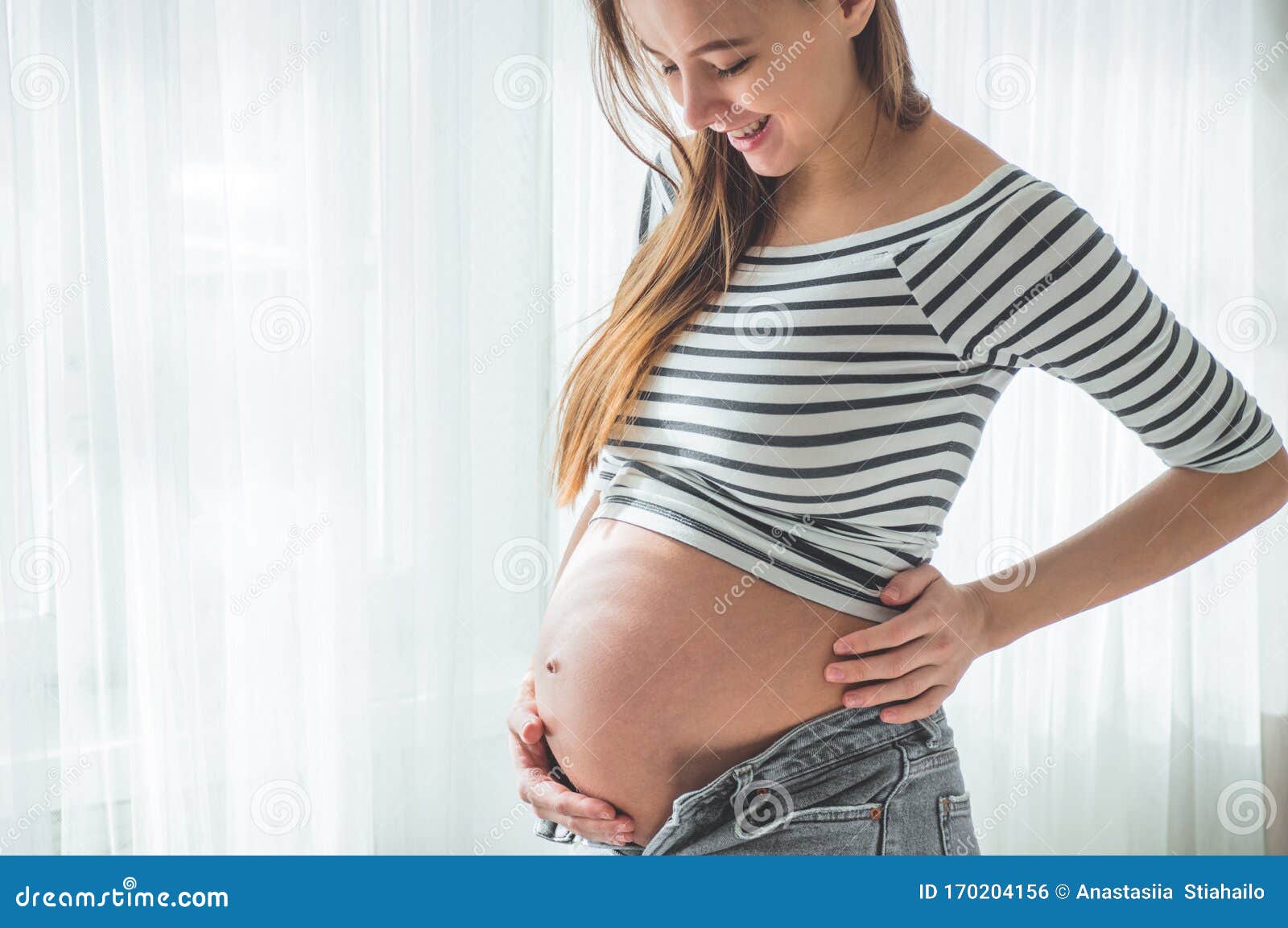 Big Pregnant Belly