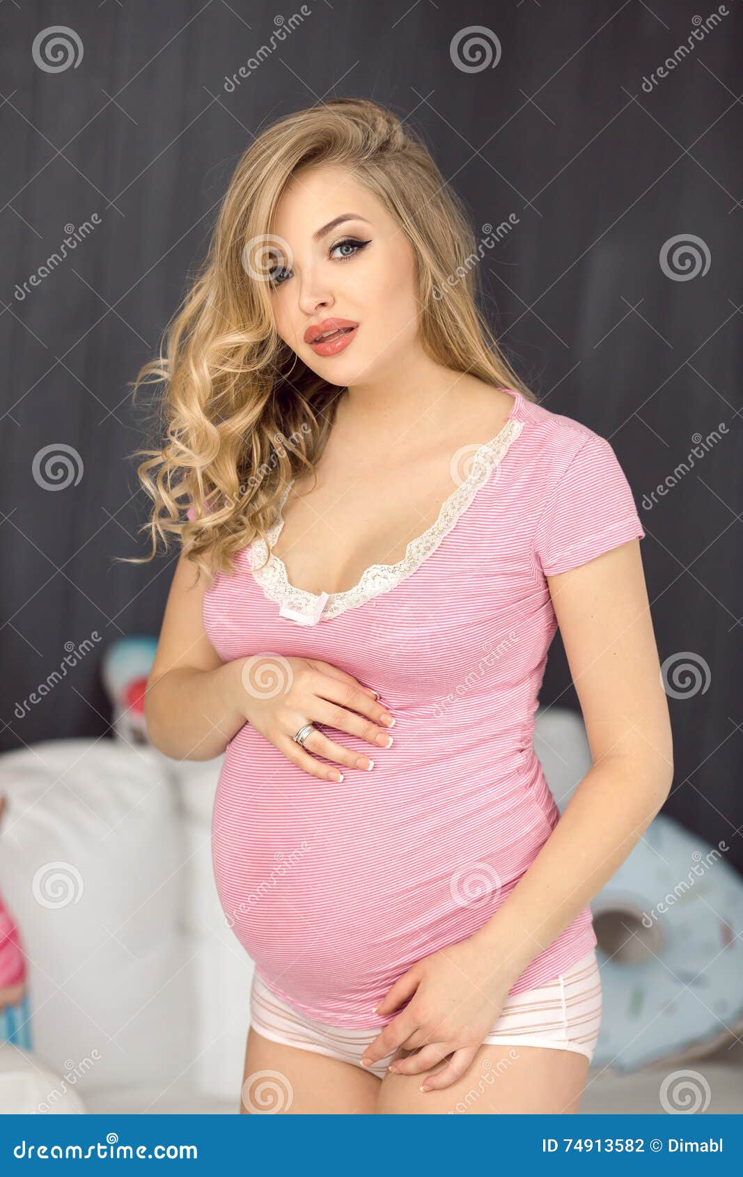 Blonde Pregnant Teen