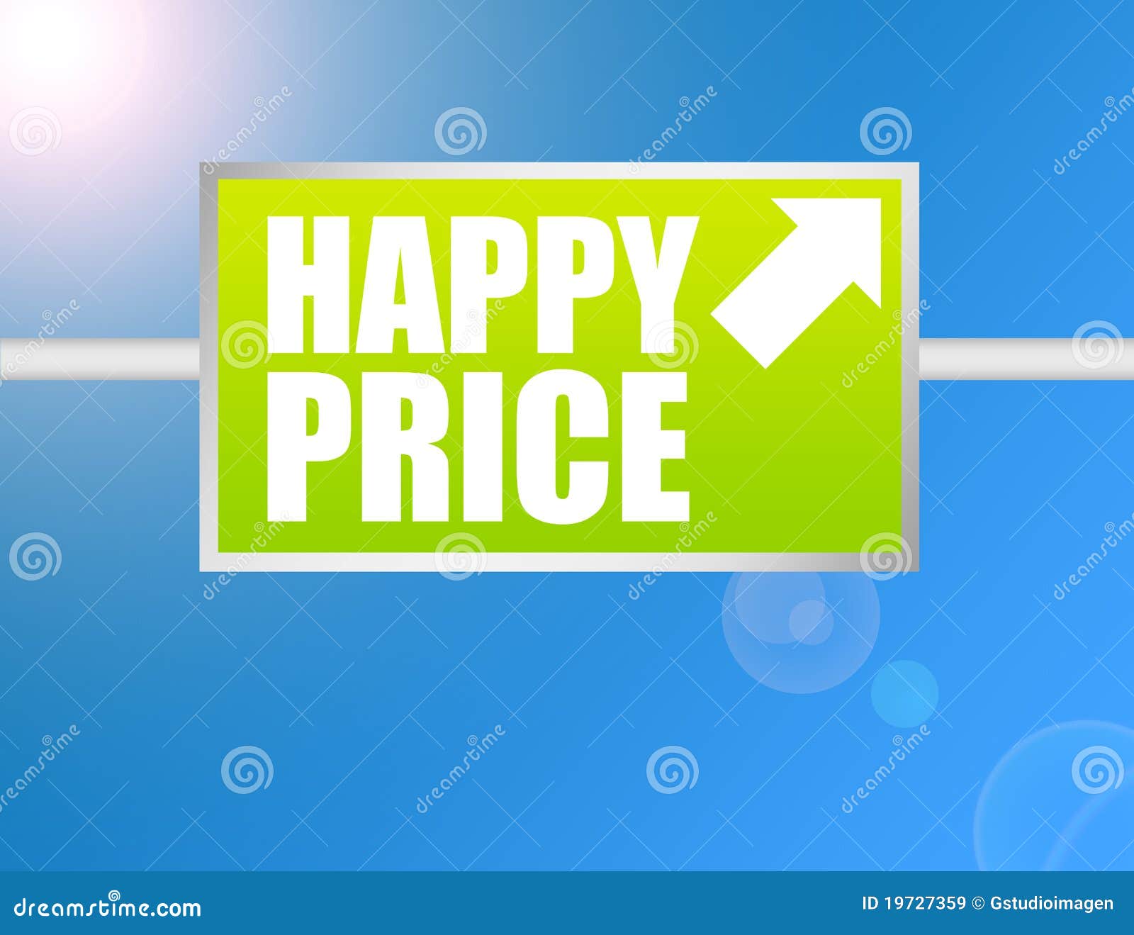 Happy price sign stock illustration. Illustration of paper 19727359