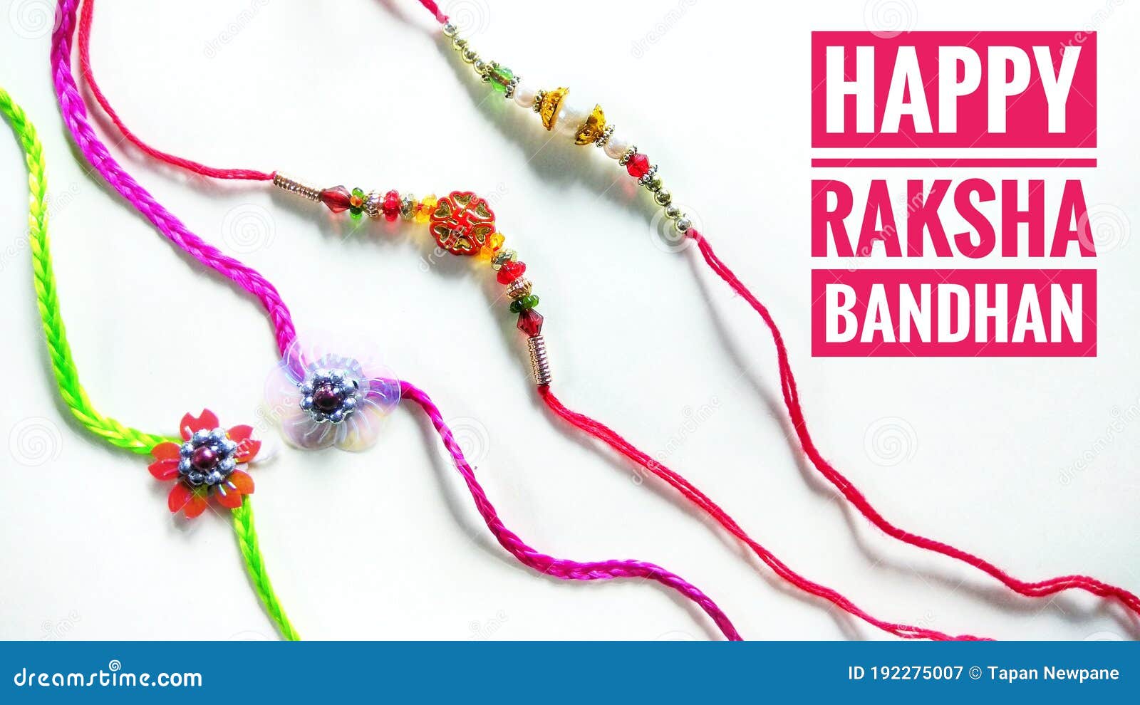 Happy Raksha Bandhan Greetings Card Design Template Stock Image ...