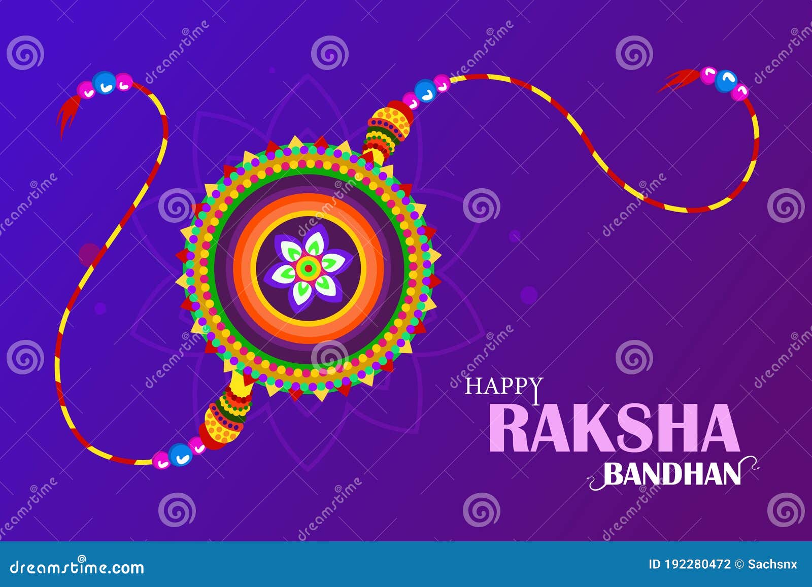 abstract raksha bandhan wallpaper Stock Vector | Adobe Stock