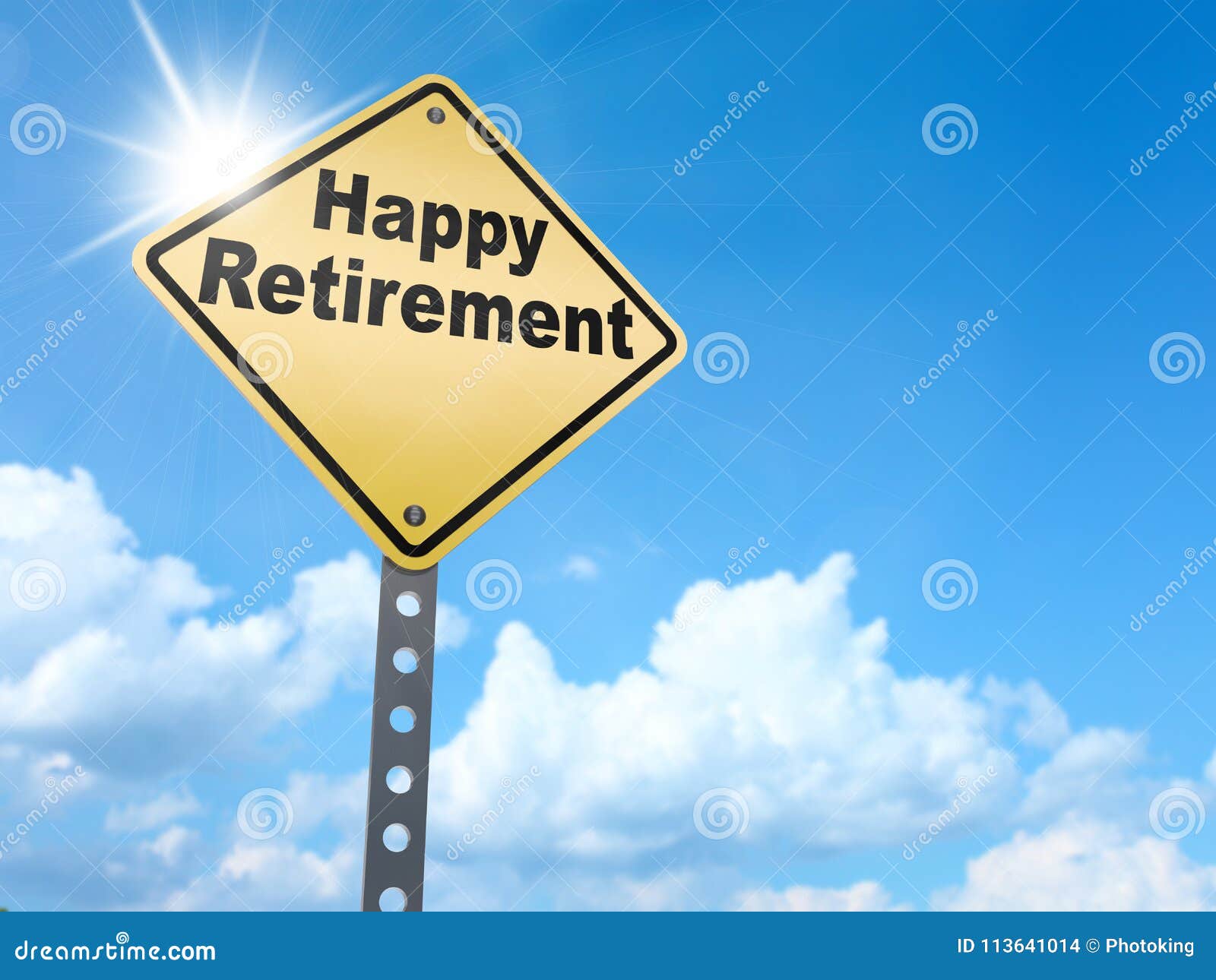 happy retirement sign