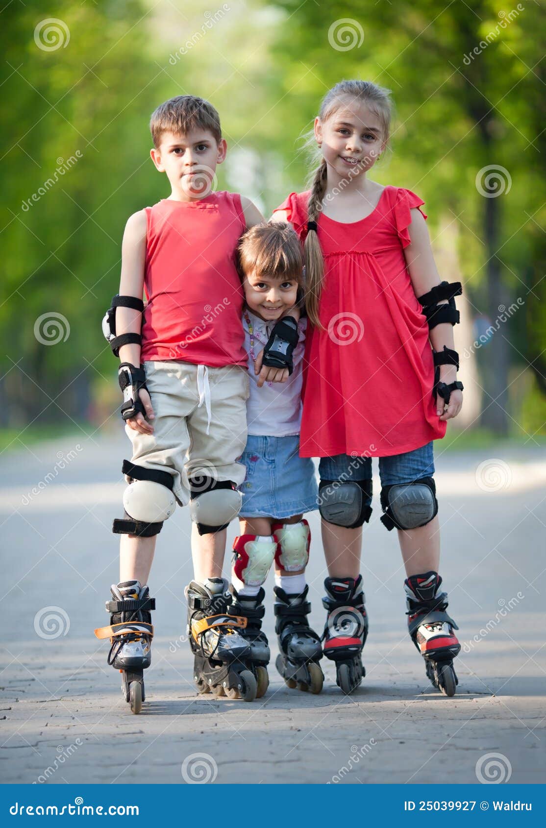 happy rollerbladers