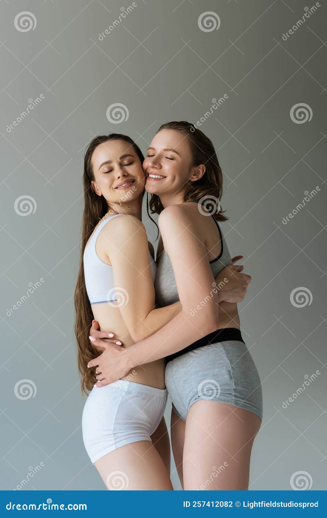 Happy Same Sex Lesbian Couple in Stock Photo image picture