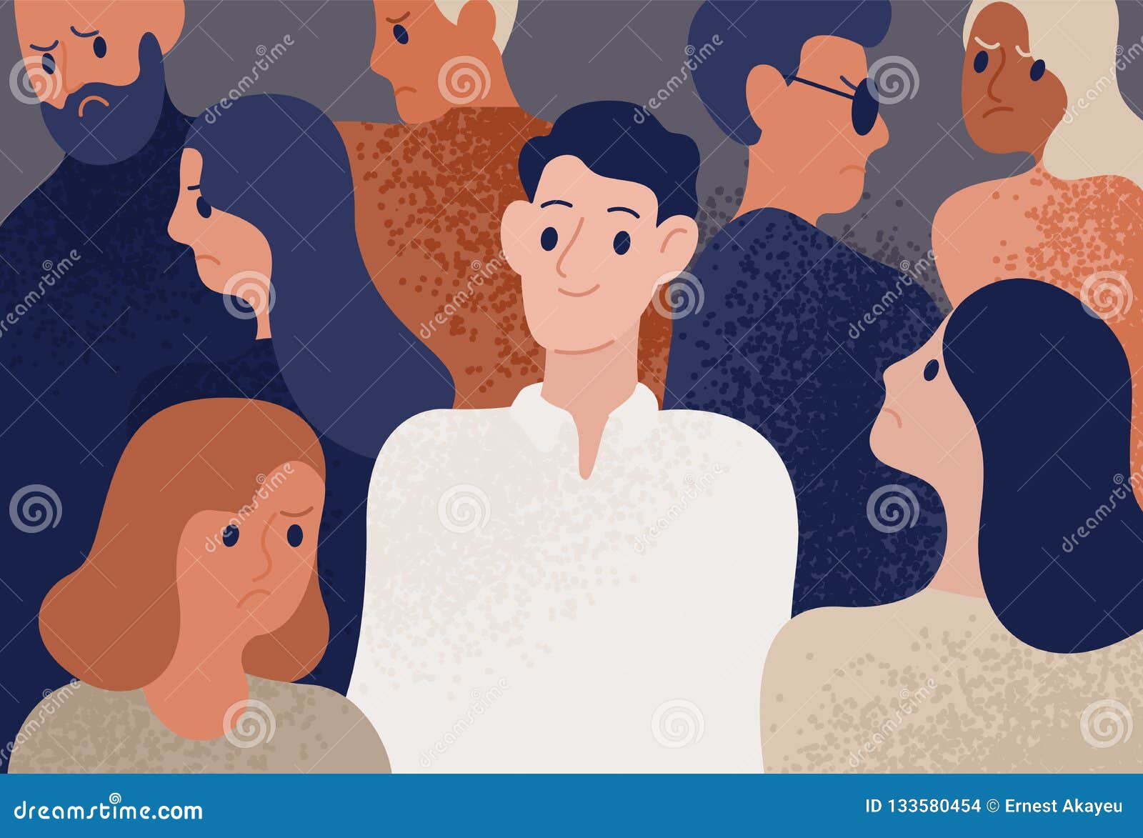 Angry People Smiling