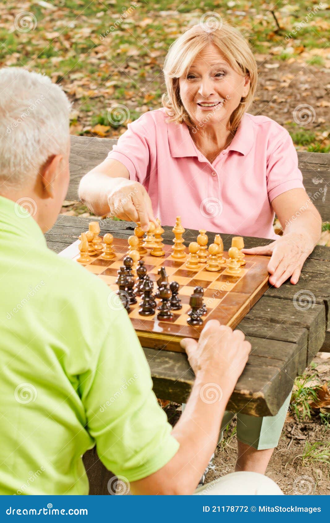 People Playing Chess in Retirement Home Stock Image - Image of senior,  people: 231334643