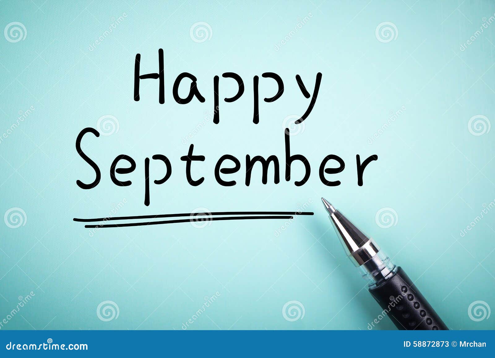 Happy September Stock Photo - Image: 588728731300 x 957