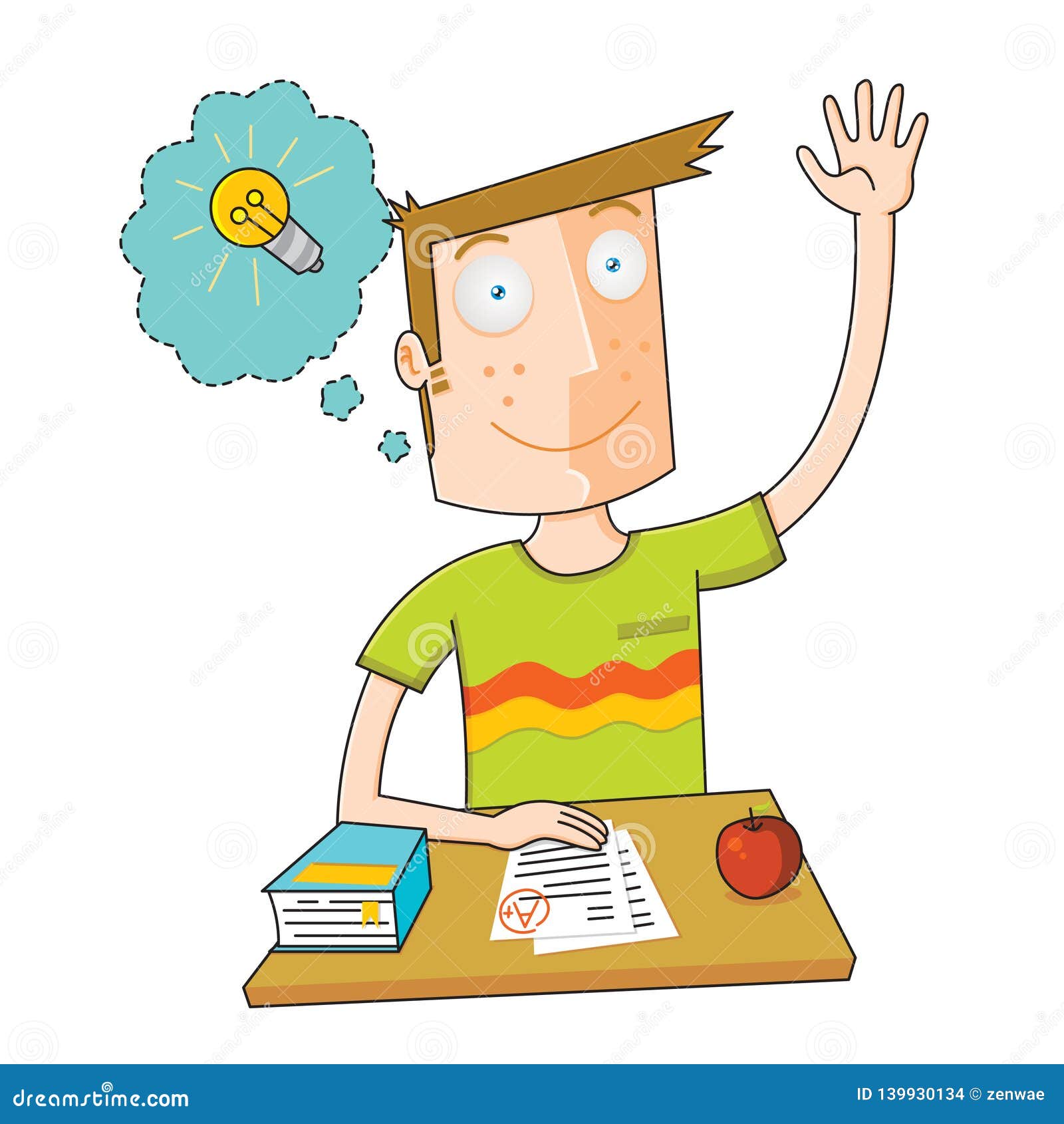 Smart Student Cartoon stock vector. Illustration of character - 139930134 Smart Student Cartoon stock vector. Illustration of character - 139930134