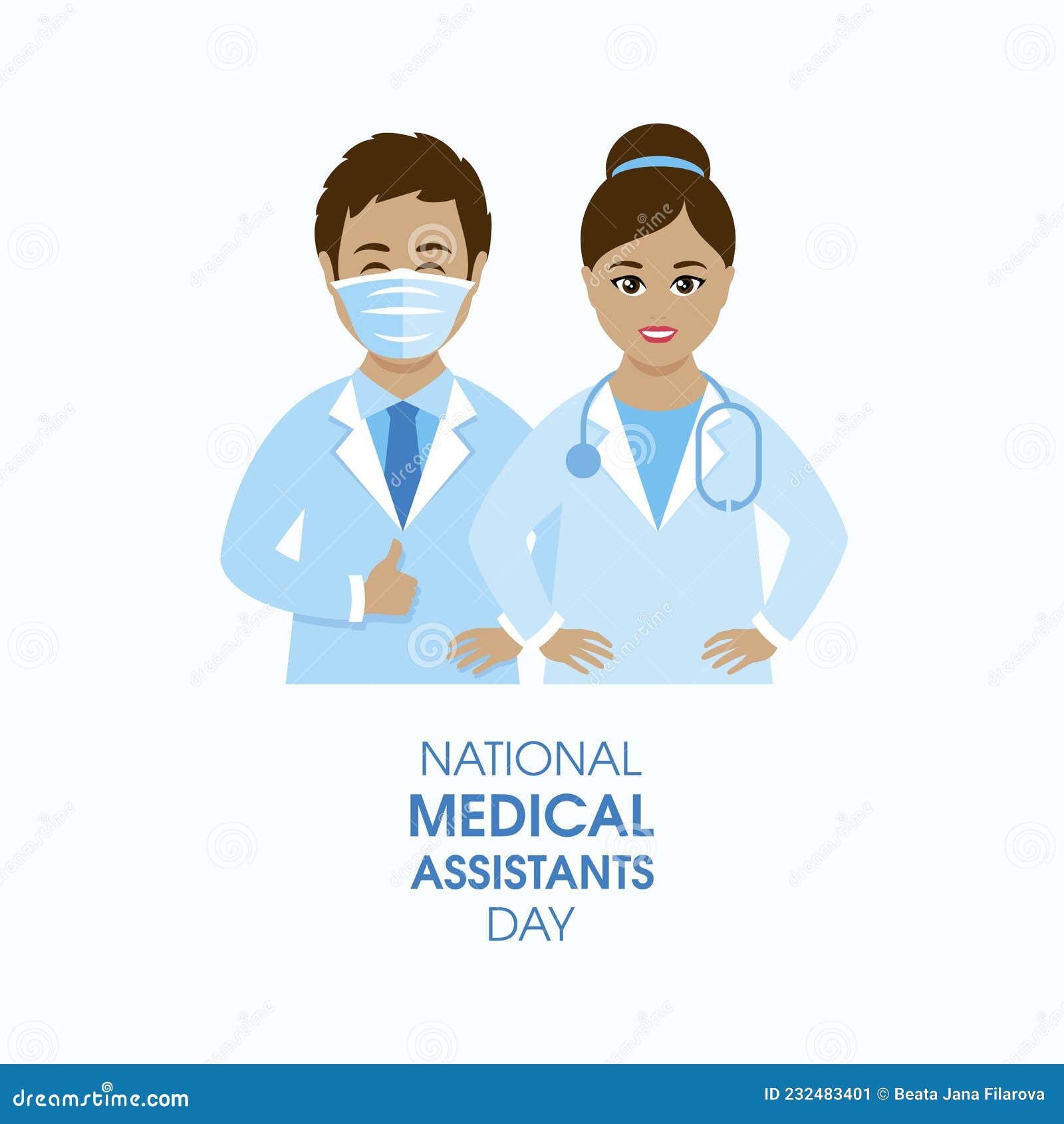 National Medical Assistants Day Vector Stock Vector Illustration of