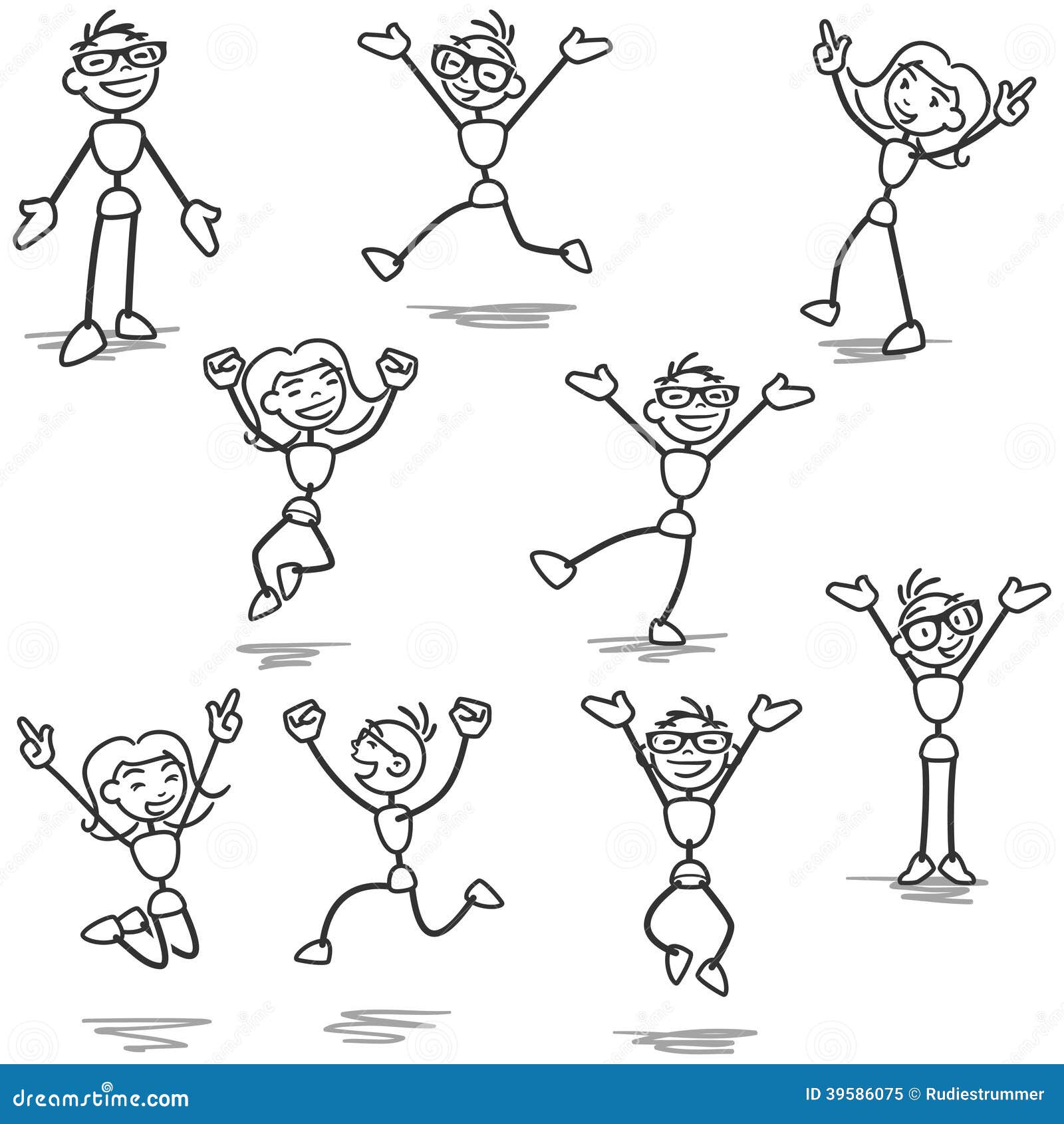 Exercise, Stick Figure, Animation, Drawing, Dance, Aerobics