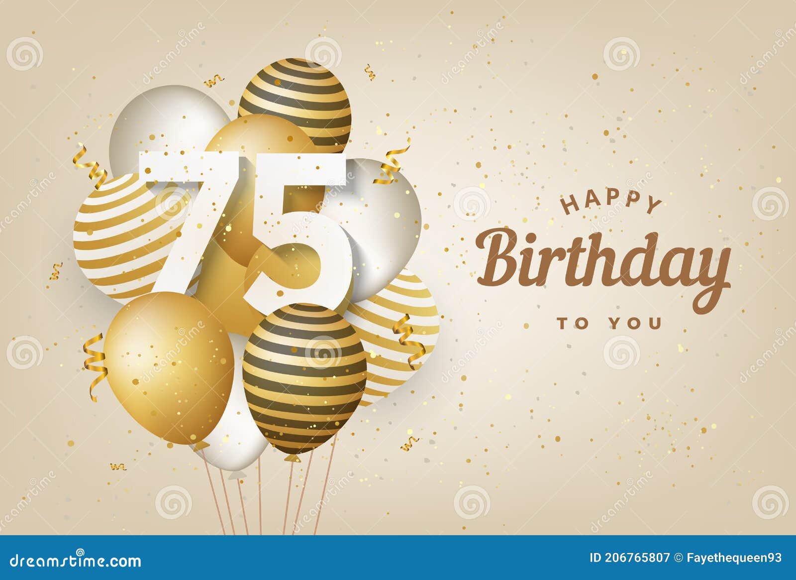 happy-75th-birthday-with-gold-balloons-greeting-card-background-vector