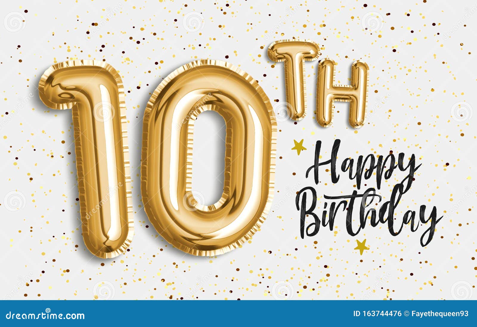 10 Birthday SVG