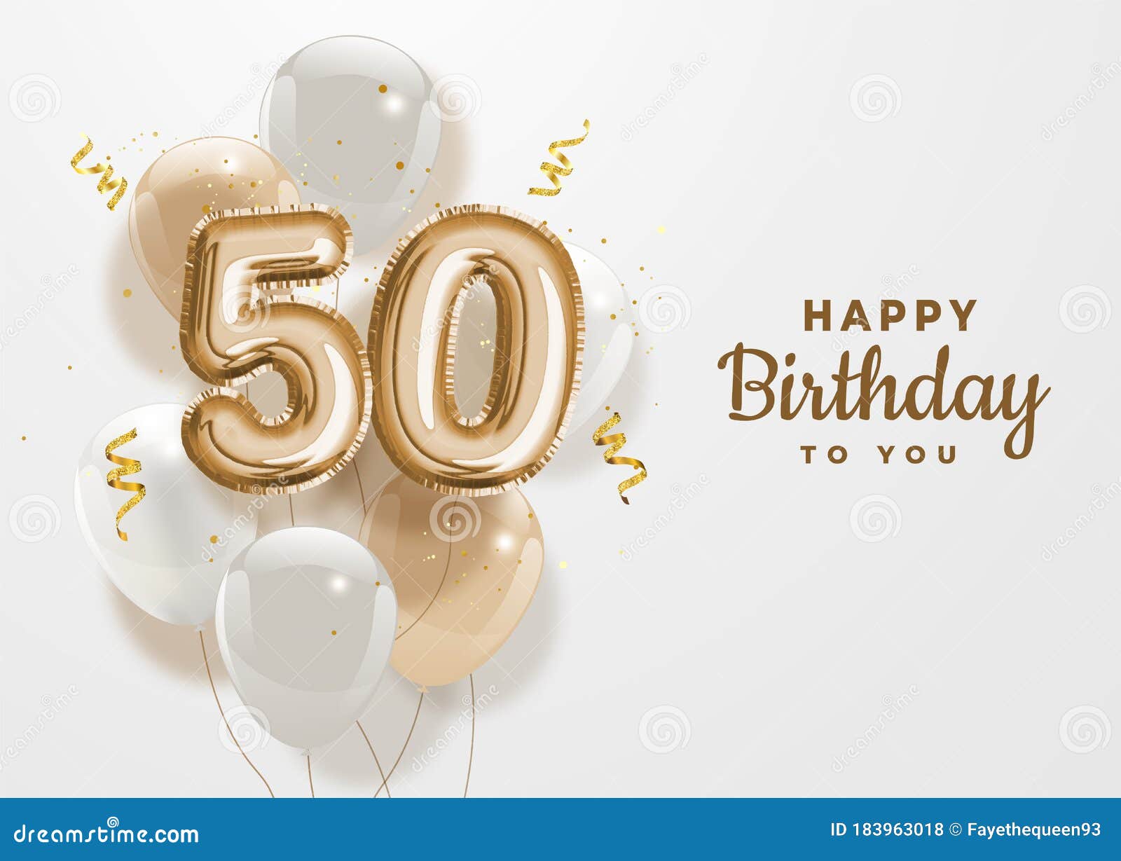 Happy 50th Birthday Fabulous Fifty 50 Years Photo Banner for 50th Birthday Decoration Bunting Kraft Paper