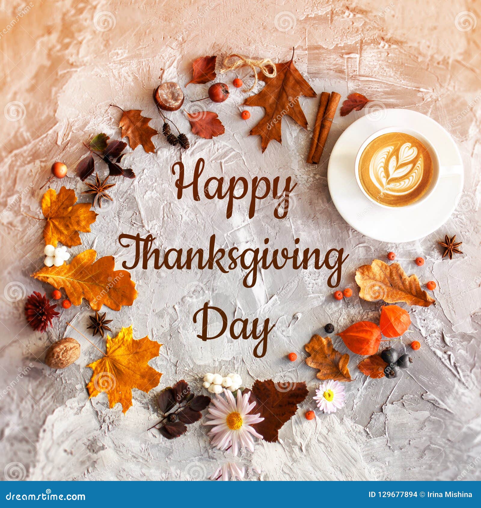 Happy Thanksgiving Day Background Stock Photo Image Of Coffe Nuts Happy Thanksgiving Day Background Stock Photo Image Of Coffe Nuts