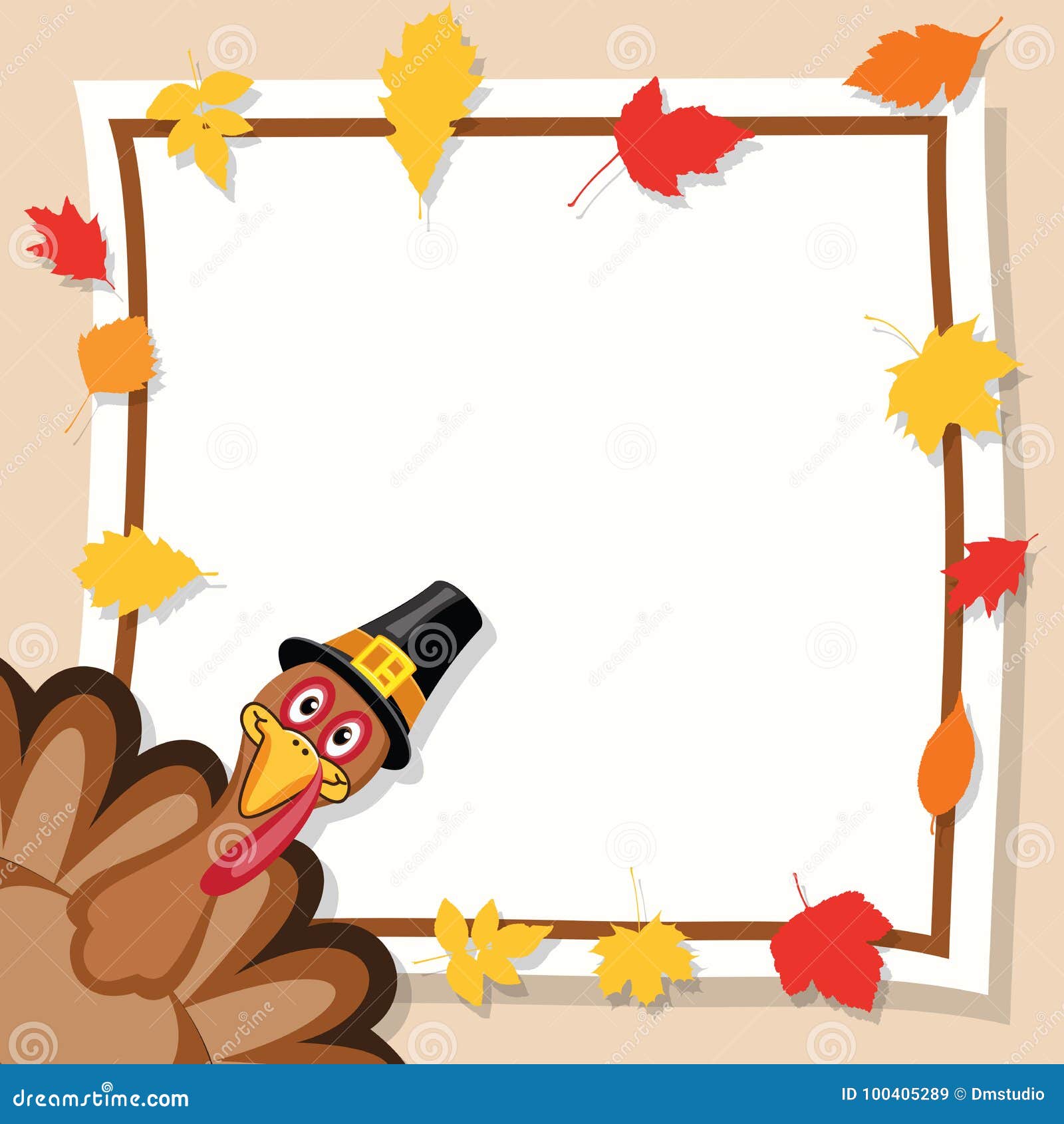 turkey eating pie clipart border