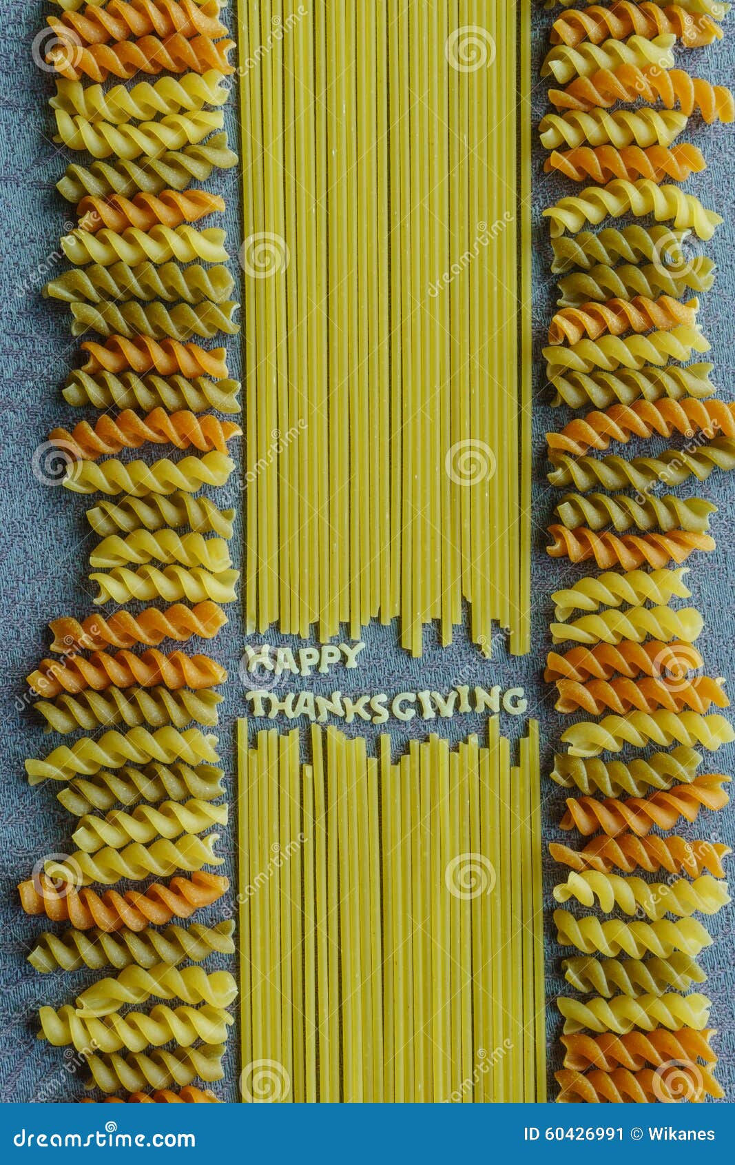 Happy Thanksgiving Pasta Sign Stock Image Image of noodle